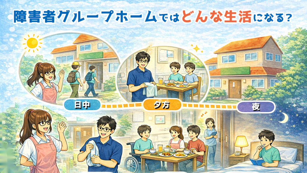 障害者グループホームではどんな生活になる？
