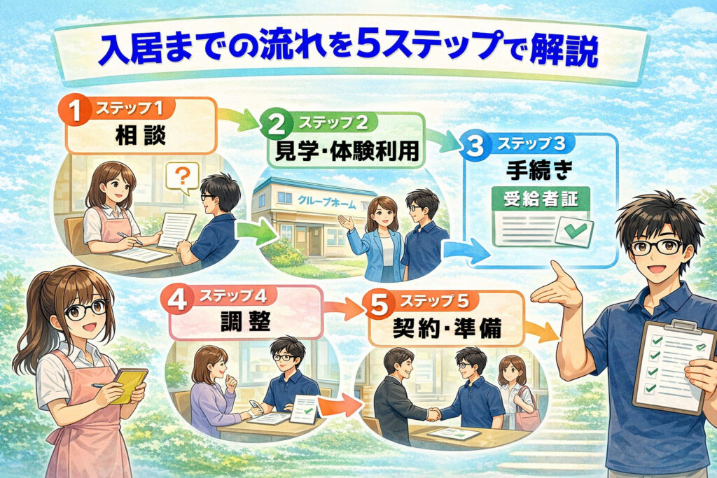 入居までの流れを5ステップで解説