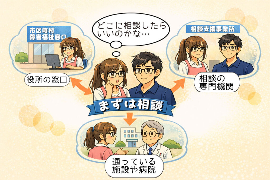 障害者グループホームはどこに相談する？