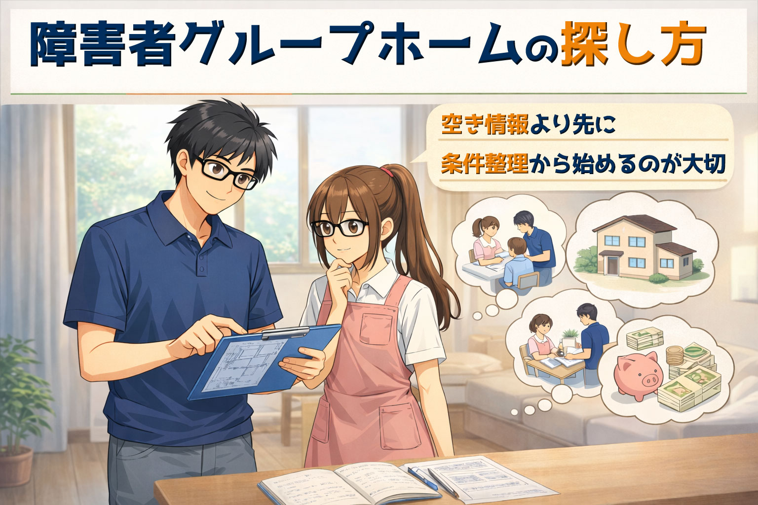 障害者グループホームの探し方｜相談先・見学・選び方