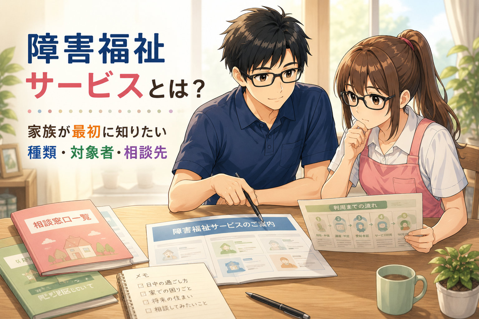 障害福祉サービスとは？家族が最初に知りたい種類・対象者・相談先をわかりやすく解説のアイキャッチ