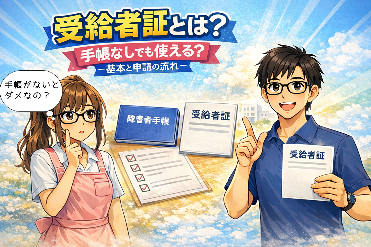 受給者証とは？手帳なしでも使える？基本と申請の流れ